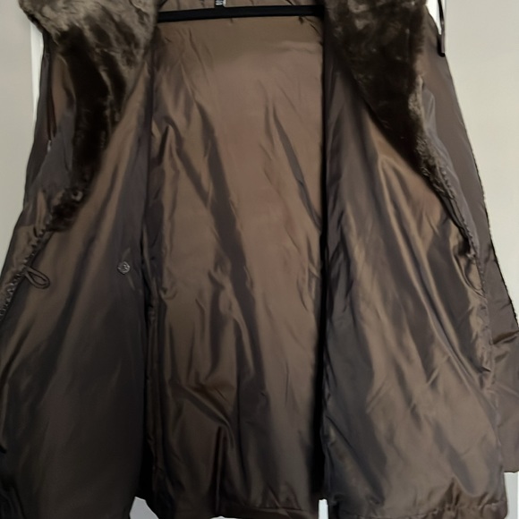 ZARA JACKET DOWN with faux fur collar and hood - Picture 11 of 13